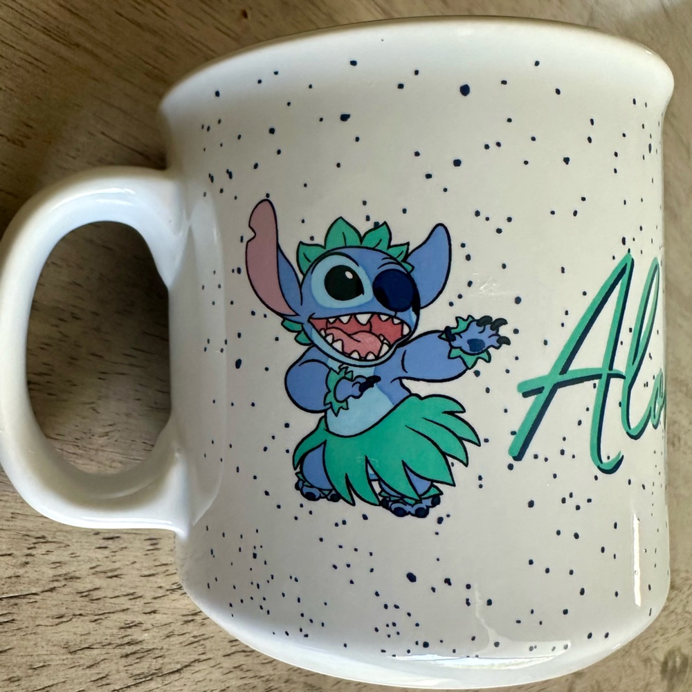 Disney Lilo &Stich  “Aloha Hula Dancer” 20oz Speckle Patterned Coffee Mug